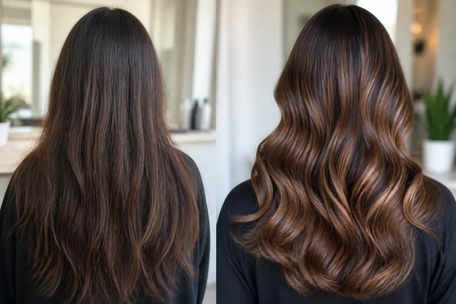 Hair transformation — the finish that brings the next visit